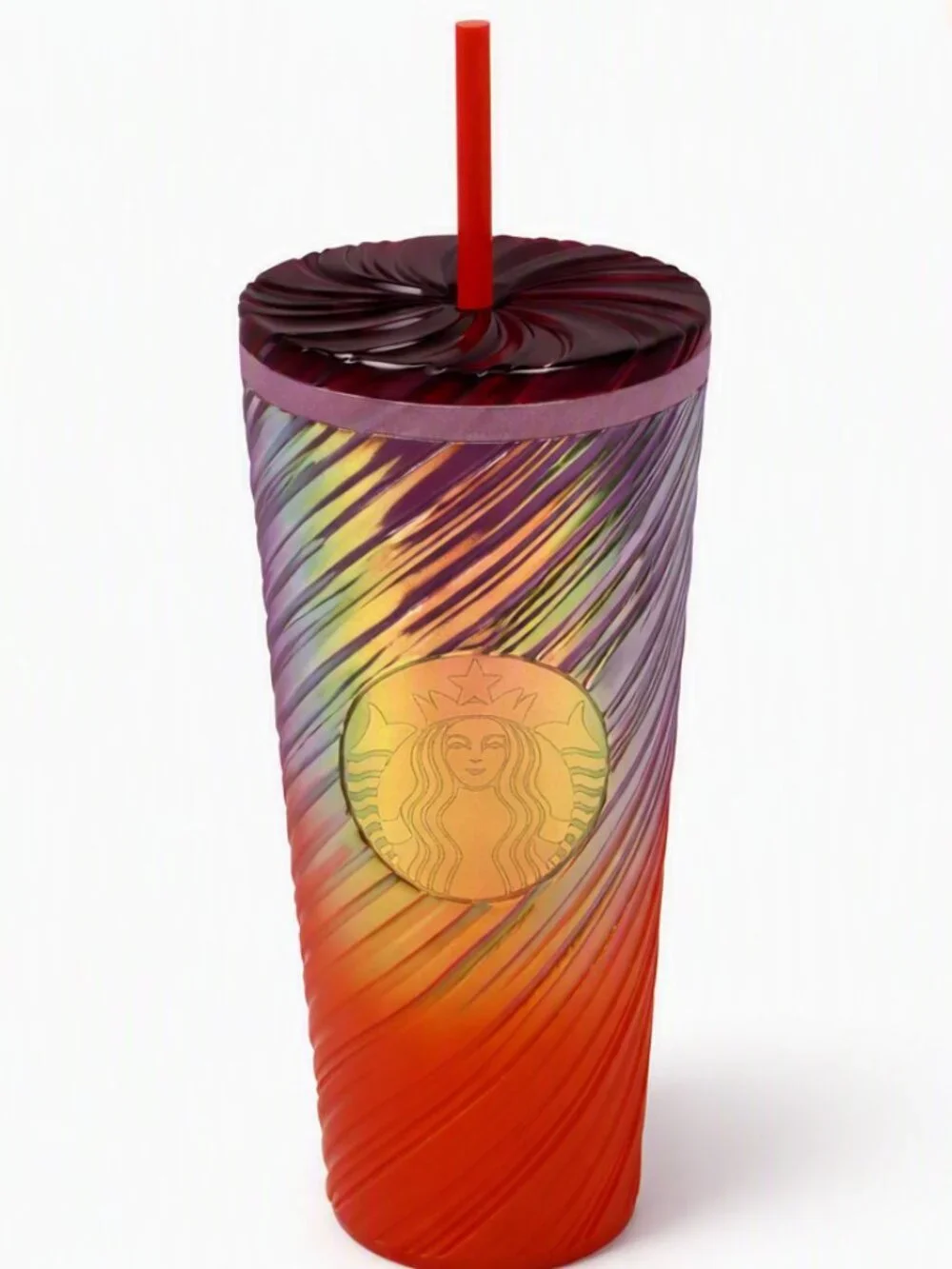 2025 Starbucks Sunset Swirl Tumbler – 24oz Limited Edition